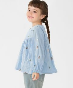 SHIPS / シップス シャツ・ブラウス | SHIPS Colors:100〜140cm /〈洗濯機可能〉フラワー 刺繍 チュニック