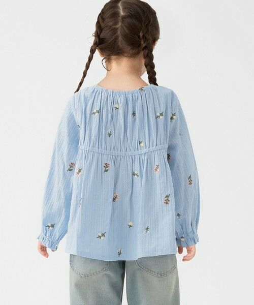 SHIPS / シップス シャツ・ブラウス | SHIPS Colors:100〜140cm /〈洗濯機可能〉フラワー 刺繍 チュニック | 詳細12