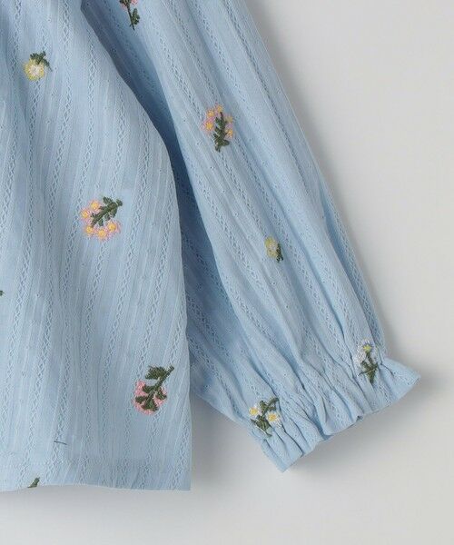 SHIPS / シップス シャツ・ブラウス | SHIPS Colors:100〜140cm /〈洗濯機可能〉フラワー 刺繍 チュニック | 詳細7