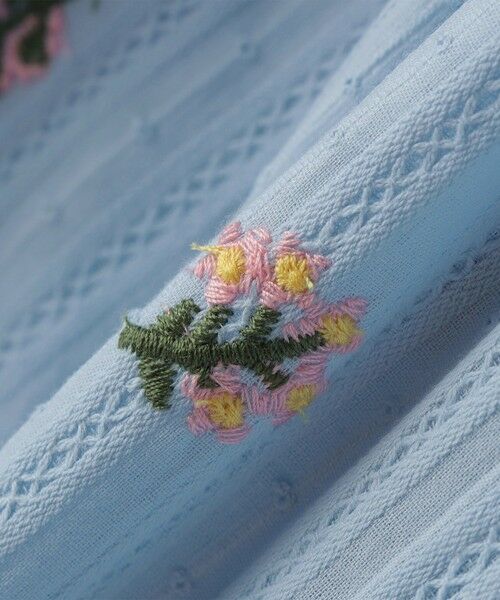 SHIPS / シップス シャツ・ブラウス | SHIPS Colors:100〜140cm /〈洗濯機可能〉フラワー 刺繍 チュニック | 詳細8