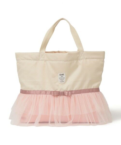SHIPS / シップス トートバッグ | 《予約》SHIPS Colors:〈洗濯機可能〉リボン ギャザー キルティング レッスン バッグ◆ | 詳細1