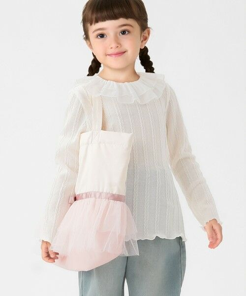 SHIPS / シップス トートバッグ | 《予約》SHIPS Colors:〈洗濯機可能〉リボン ギャザー キルティング レッスン バッグ◆ | 詳細11