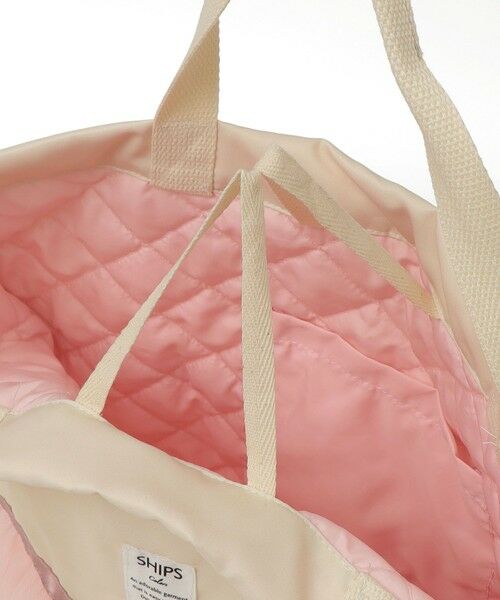 SHIPS / シップス トートバッグ | 《予約》SHIPS Colors:〈洗濯機可能〉リボン ギャザー キルティング レッスン バッグ◆ | 詳細7