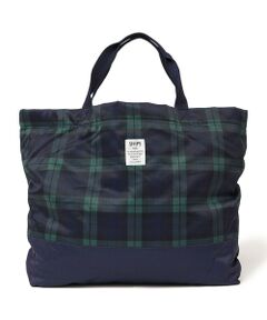 《予約》SHIPS Colors:〈洗濯機可能〉チェック キルティング レッスン バッグ◆