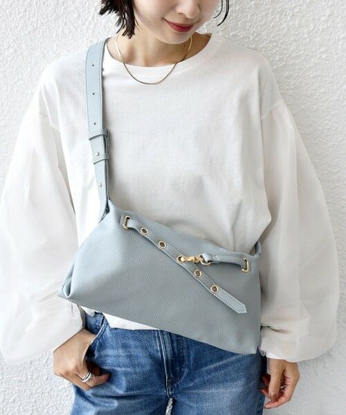 SHIPS / シップス ショルダーバッグ | 《予約》【WEB限定】ハトメ ベルト ワンショルダー バッグ S | 詳細15