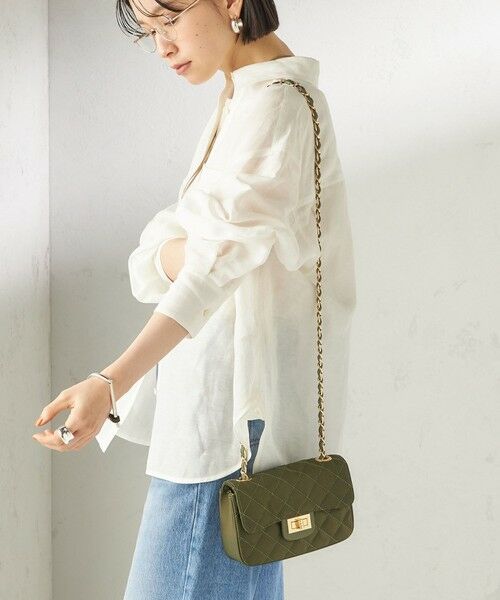 SHIPS / シップス ショルダーバッグ | 《予約》【SHIPS別注】MILOS: キルティング ショルダー | 詳細18