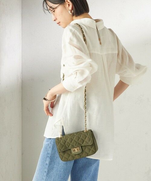 SHIPS / シップス ショルダーバッグ | 《予約》【SHIPS別注】MILOS: キルティング ショルダー | 詳細19