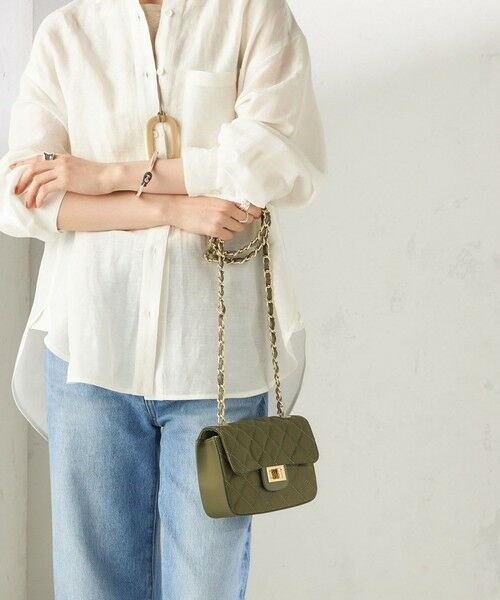 SHIPS / シップス ショルダーバッグ | 《予約》【SHIPS別注】MILOS: キルティング ショルダー | 詳細14