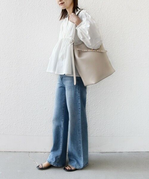 SHIPS / シップス トートバッグ | 《予約》【WEB限定】ハトメ ベルト ワンショルダー バッグ M | 詳細8