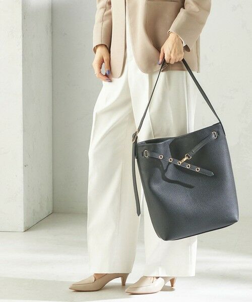 SHIPS / シップス トートバッグ | 《予約》【WEB限定】ハトメ ベルト ワンショルダー バッグ M | 詳細12