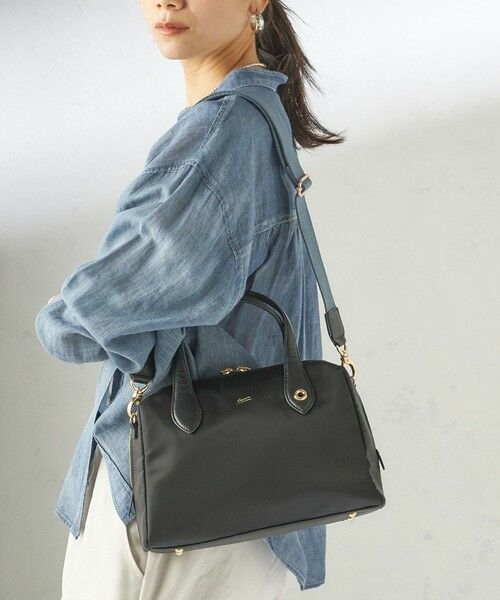 SHIPS / シップス ボストンバッグ | 《予約》BEAURE: ナイロン スクエア テープ ボストン | 詳細2