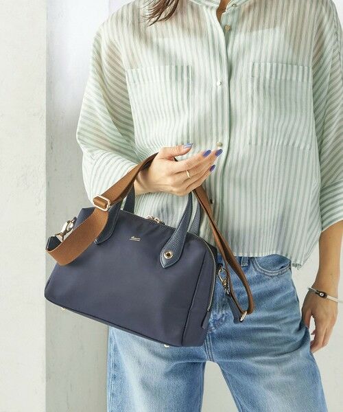 SHIPS / シップス ボストンバッグ | 《予約》BEAURE: ナイロン スクエア テープ ボストン | 詳細6