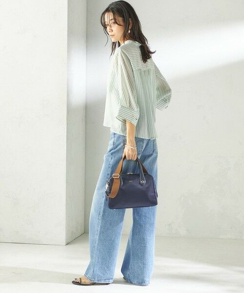 SHIPS / シップス ボストンバッグ | 《予約》BEAURE: ナイロン スクエア テープ ボストン | 詳細10