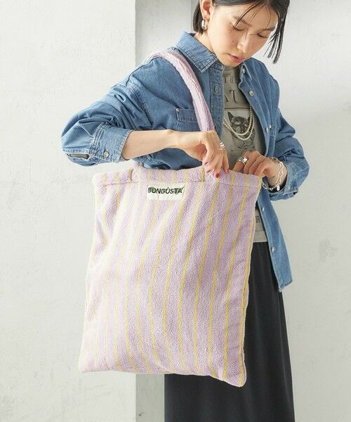 SHIPS / シップス トートバッグ | 《予約》BONGUSTA: NARAM TOTE（ラベンダー）