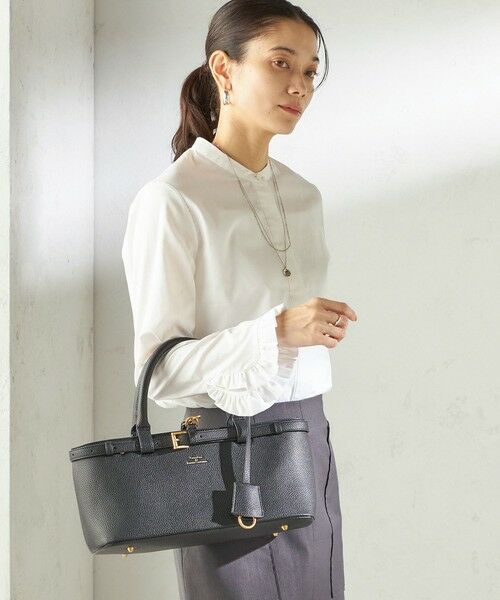 SHIPS / シップス シャツ・ブラウス | 《予約》〈洗濯機可能〉フリル カフス バンド カラー シャツ | 詳細8