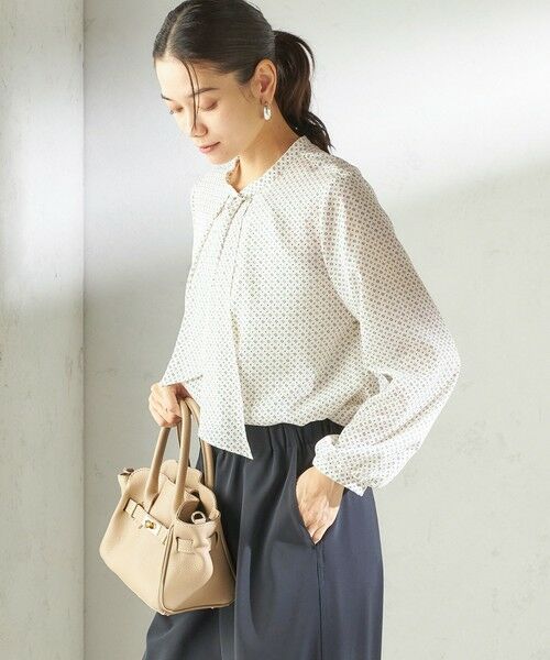 SHIPS / シップス シャツ・ブラウス | 〈手洗い可能〉プリント タイ 長袖 ブラウス | 詳細6