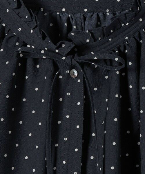 SHIPS / シップス シャツ・ブラウス | 《予約》〈手洗い可能〉ドット リボン デザイン 長袖 ブラウス | 詳細15