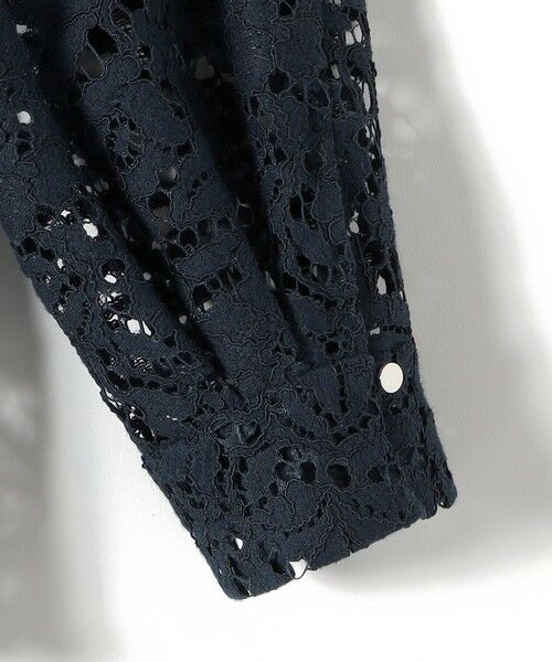 SHIPS / シップス シャツ・ブラウス | 《予約》〈手洗い可能〉裾 ドロスト レース ブラウス | 詳細28