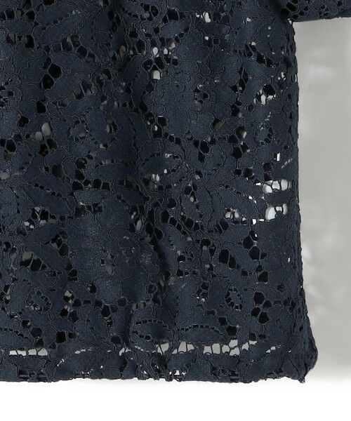 SHIPS / シップス シャツ・ブラウス | 《予約》〈手洗い可能〉裾 ドロスト レース ブラウス | 詳細29