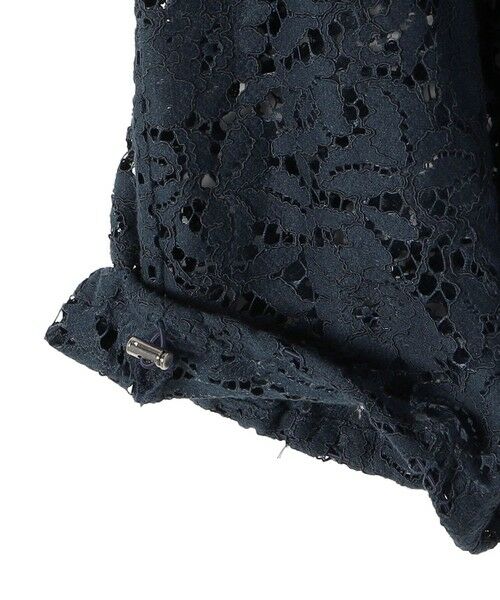 SHIPS / シップス シャツ・ブラウス | 《予約》〈手洗い可能〉裾 ドロスト レース ブラウス | 詳細30