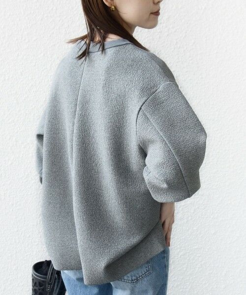 SHIPS / シップス カットソー（半袖以外） | 《予約》〈手洗い可能〉ダブル フェイス ニット リブ コンビ プルオーバー | 詳細20