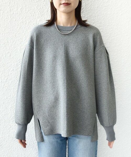 SHIPS / シップス カットソー（半袖以外） | 《予約》〈手洗い可能〉ダブル フェイス ニット リブ コンビ プルオーバー | 詳細28