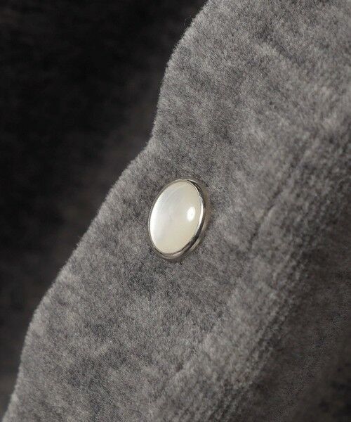 SHIPS / シップス カーディガン・ボレロ | 〈手洗い可能〉コットン ベロア パール モチーフ ボタン カーディガン | 詳細10