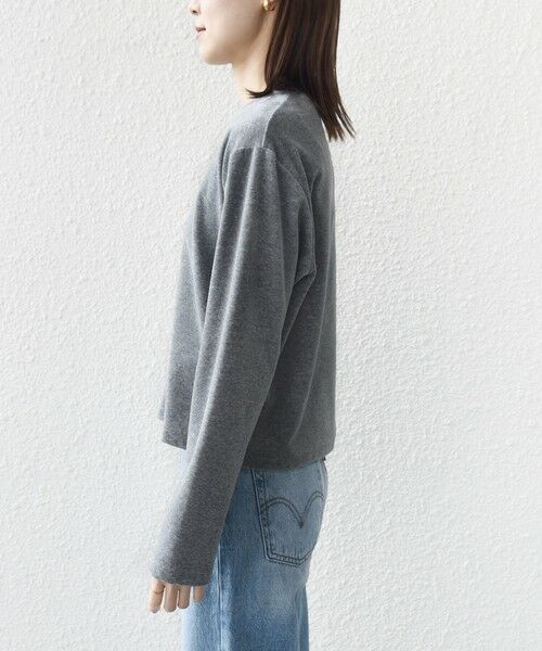 SHIPS / シップス カーディガン・ボレロ | 〈手洗い可能〉コットン ベロア パール モチーフ ボタン カーディガン | 詳細12