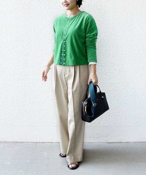 SHIPS / シップス カーディガン・ボレロ | 〈手洗い可能〉コットン ベロア パール モチーフ ボタン カーディガン | 詳細16