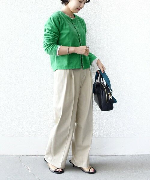 SHIPS / シップス カーディガン・ボレロ | 〈手洗い可能〉コットン ベロア パール モチーフ ボタン カーディガン | 詳細18