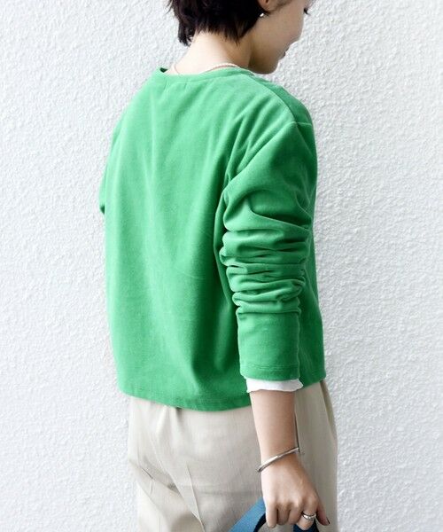 SHIPS / シップス カーディガン・ボレロ | 〈手洗い可能〉コットン ベロア パール モチーフ ボタン カーディガン | 詳細21