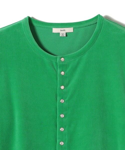 SHIPS / シップス カーディガン・ボレロ | 〈手洗い可能〉コットン ベロア パール モチーフ ボタン カーディガン | 詳細26