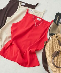 SHIPS / シップス キャミソール・チューブトップ | 《予約》【SHIPS別注】GGG:〈手洗い可能〉スクエアネック リブ タンクトップ