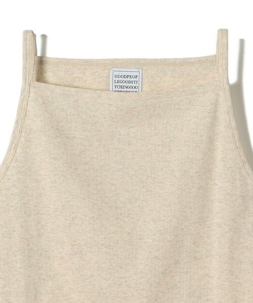 SHIPS / シップス キャミソール・チューブトップ | 《予約》【SHIPS別注】GGG:〈手洗い可能〉スクエアネック リブ タンクトップ | 詳細9