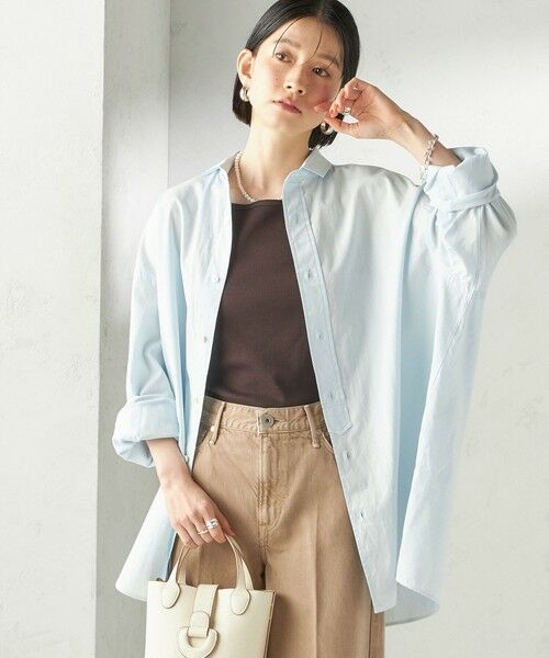 SHIPS / シップス キャミソール・チューブトップ | 《予約》【SHIPS別注】GGG:〈手洗い可能〉スクエアネック リブ タンクトップ | 詳細21