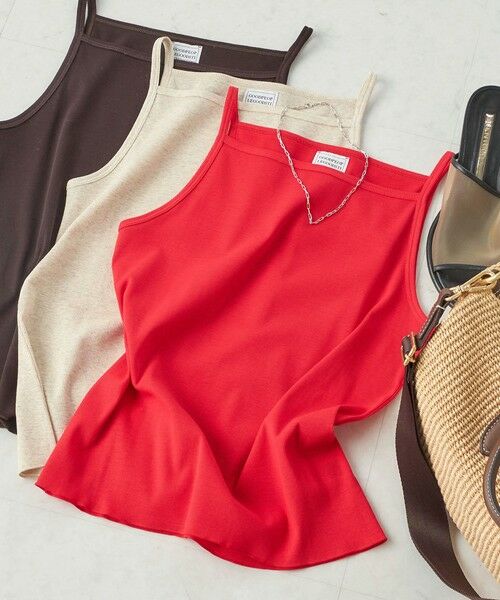 SHIPS / シップス キャミソール・チューブトップ | 《予約》【SHIPS別注】GGG:〈手洗い可能〉スクエアネック リブ タンクトップ | 詳細25