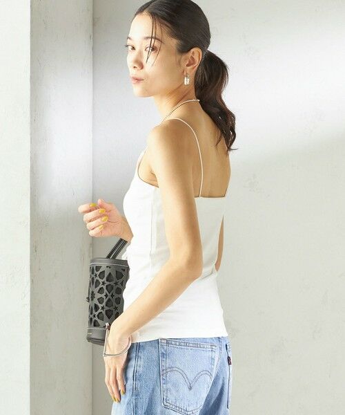 SHIPS / シップス キャミソール・チューブトップ | 《予約》カップ付き フィット キャミソール | 詳細8