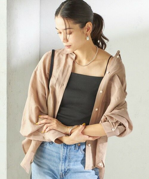 SHIPS / シップス キャミソール・チューブトップ | 《予約》カップ付き フィット キャミソール | 詳細18