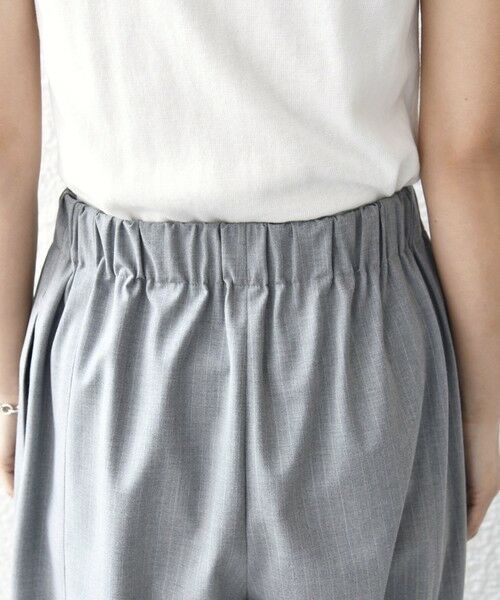 SHIPS / シップス その他パンツ | 〈手洗い可能〉トロ ピン ストライプ / 無地 ウエスト ギャザー パンツ | 詳細26