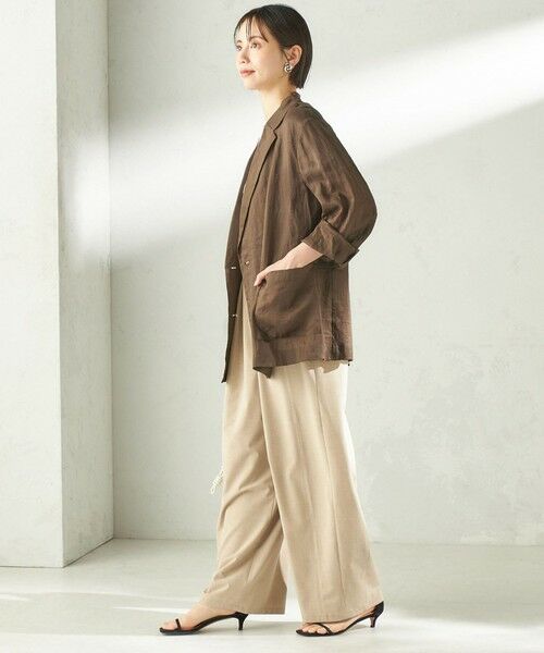 SHIPS / シップス その他パンツ | 〈手洗い可能〉トロ ピン ストライプ ウエスト ギャザー パンツ | 詳細29