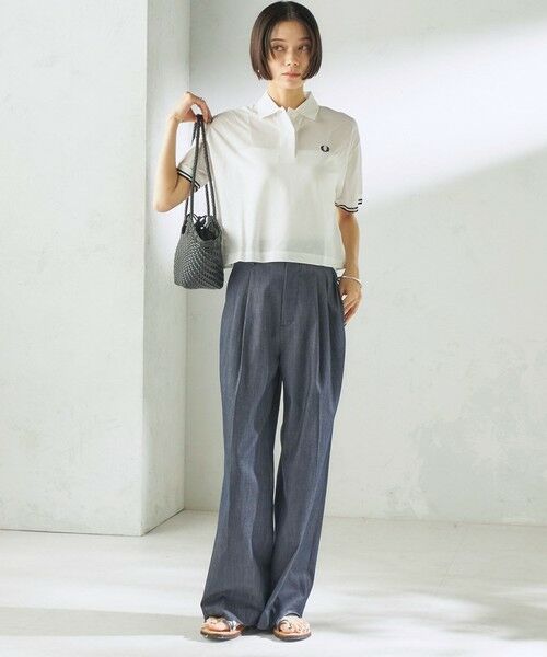 SHIPS / シップス その他パンツ | 〈手洗い可能〉ヴィンテージ ライク デニム タック パンツ | 詳細28