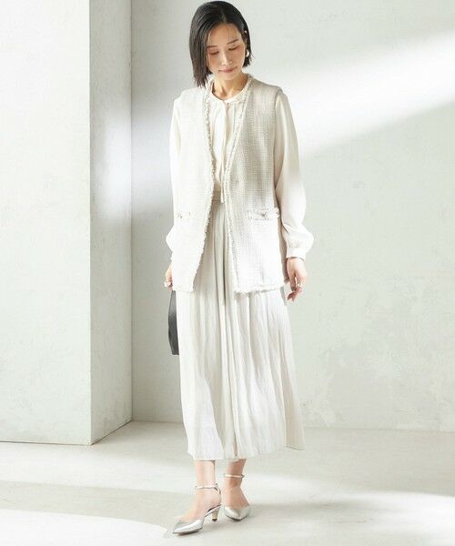 SHIPS / シップス その他パンツ | 《予約》〈手洗い可能〉カッセン パウダー サテン スカート パンツ | 詳細2