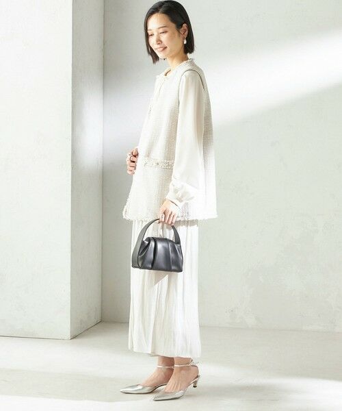 SHIPS / シップス その他パンツ | 《予約》〈手洗い可能〉カッセン パウダー サテン スカート パンツ | 詳細3