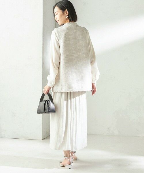 SHIPS / シップス その他パンツ | 《予約》〈手洗い可能〉カッセン パウダー サテン スカート パンツ | 詳細4