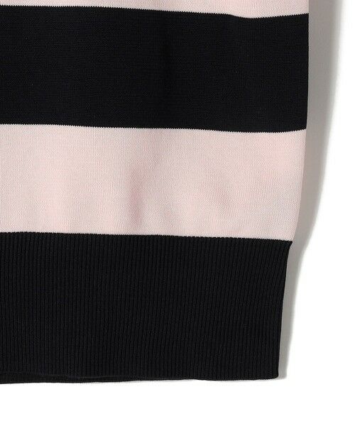 SHIPS / シップス ニット・セーター | SHIPS Primary Navy Label:ガス コットン ワイド ボーダー クルーネック | 詳細5