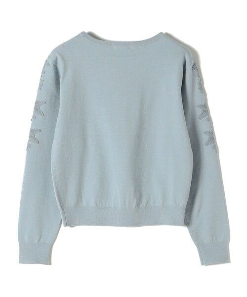 SHIPS / シップス ニット・セーター | 《予約》【WEB限定】〈手洗い可能〉ショルダー レース コンビ ニット プルオーバー | 詳細20