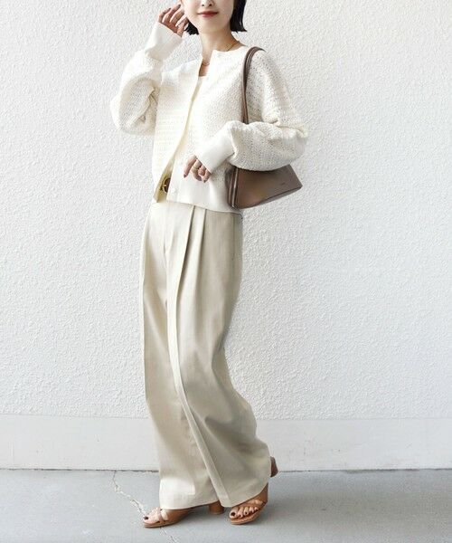 SHIPS / シップス カーディガン・ボレロ | 《予約》〈手洗い可能〉柄編み 2WAY カーディガン | 詳細2