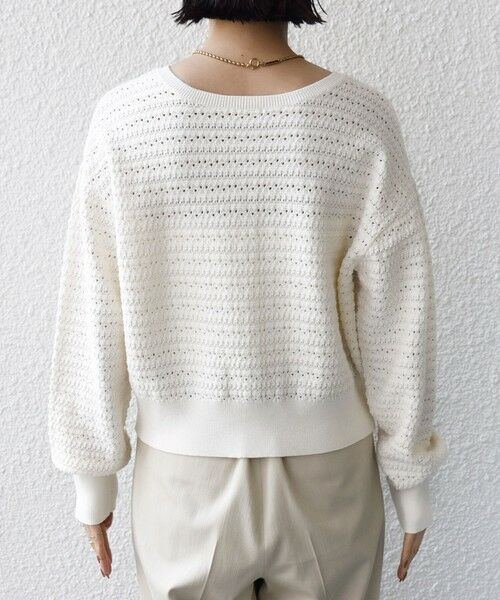 SHIPS / シップス カーディガン・ボレロ | 《予約》〈手洗い可能〉柄編み 2WAY カーディガン | 詳細14