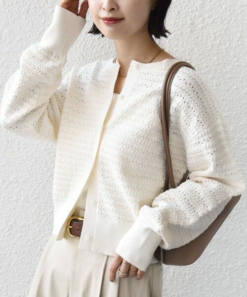 SHIPS / シップス カーディガン・ボレロ | 《予約》〈手洗い可能〉柄編み 2WAY カーディガン | 詳細6