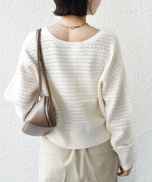 SHIPS / シップス カーディガン・ボレロ | 《予約》〈手洗い可能〉柄編み 2WAY カーディガン | 詳細7